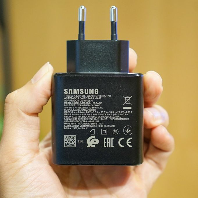 Cóc sạc nhanh 45w Samsung zin (1 cổng type-c) G8 / G1SE3 full box [BH 6 tháng]