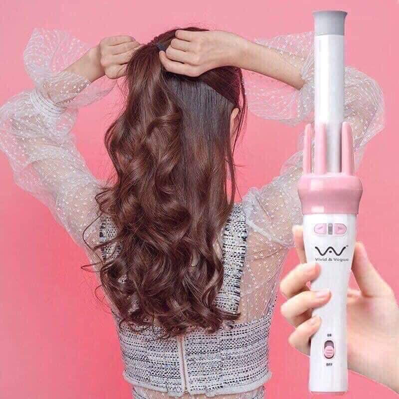Máy uốn tóc xoay tự động 360 độ Vivid & Vogue [BH 1 Tuần]