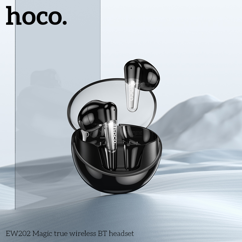 Tai nghe bluetooth HOCO EW202 True wireless V5.4 35mAh/350mAh kiểu dáng AIRPODS chính hãng [BH 1 năm]