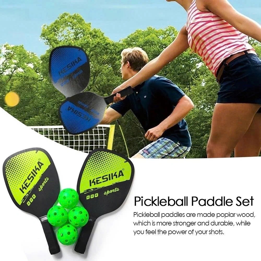 Bộ vợt Pickleball kèm 4 bóng Kesika m/ XS Sportster có túi đựng [BH: None]
