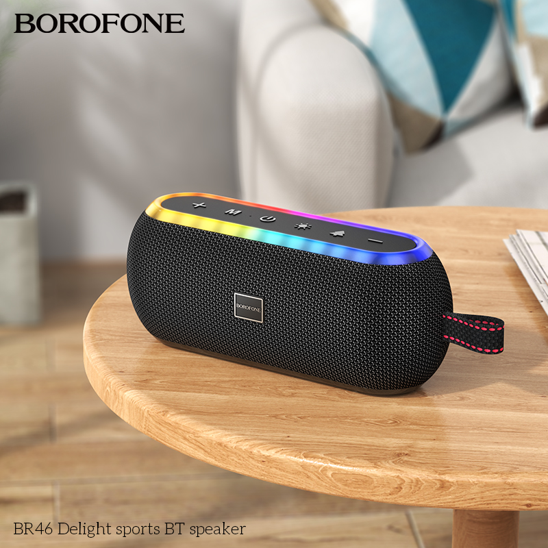 Loa bluetooth BOROFONE BR46 phiên bản thể thao kèm đèn led siêu đẹp chính hãng [BH 1 Năm]