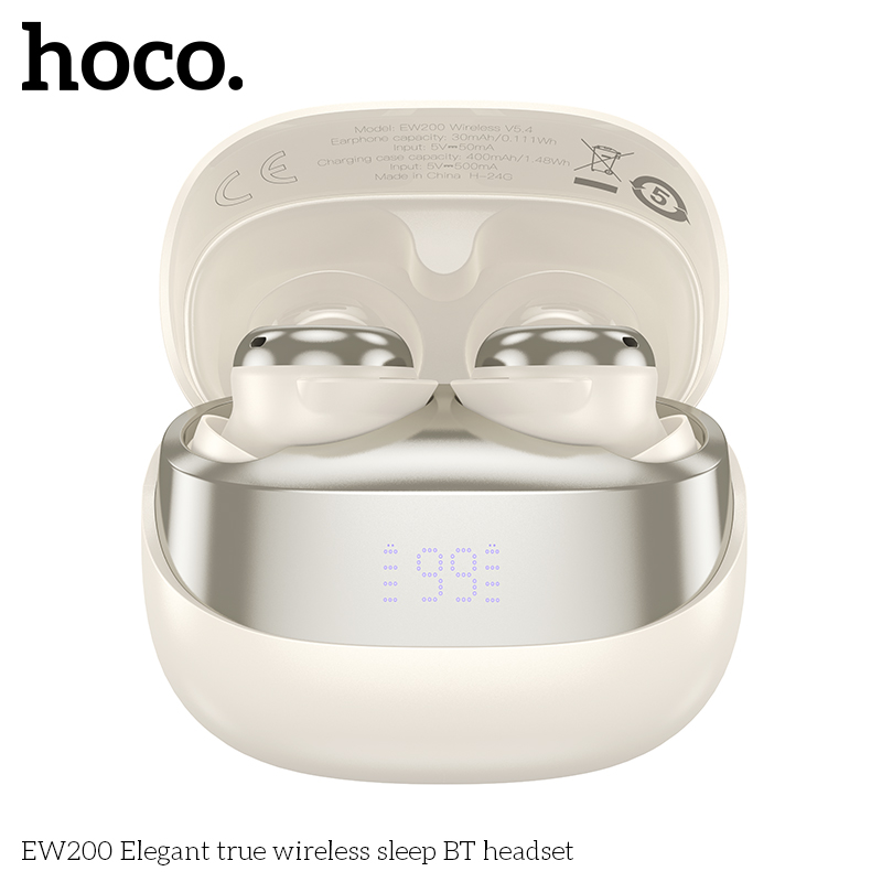 Tai nghe bluetooth HOCO EW200 True wireless kiểu dáng AIRPODS chính hãng [BH 1 năm]