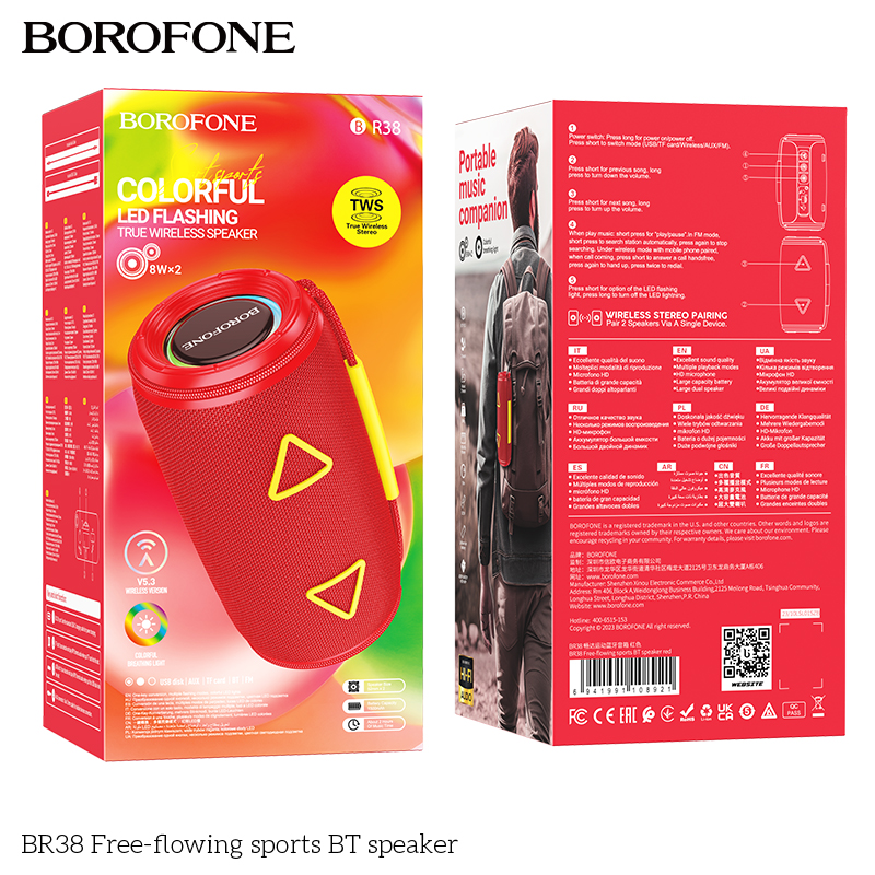 Loa bluetooth BOROFONE BR38 chính hãng [BH 1 năm]