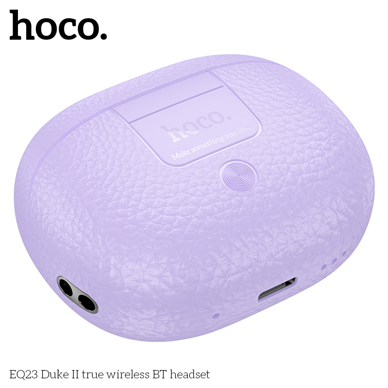 Tai nghe bluetooth HOCO EQ23 True Wireless V5.4 40mAh/400mAh kiểu dáng airpods chính hãng [BH 1 NĂM]