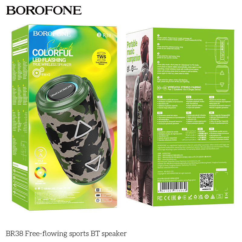 Loa bluetooth BOROFONE BR38 chính hãng [BH 1 năm]