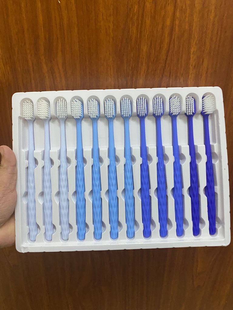 Set 12 bàn chải đánh răng Chocoikes Oral Care full box