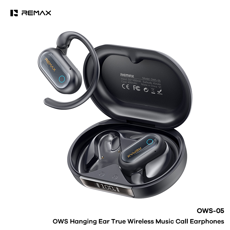 Tai nghe bluetooth REMAX OWS-05 kiểu móc tai bluetooth V6.0 pin 45/400mAh chính hãng