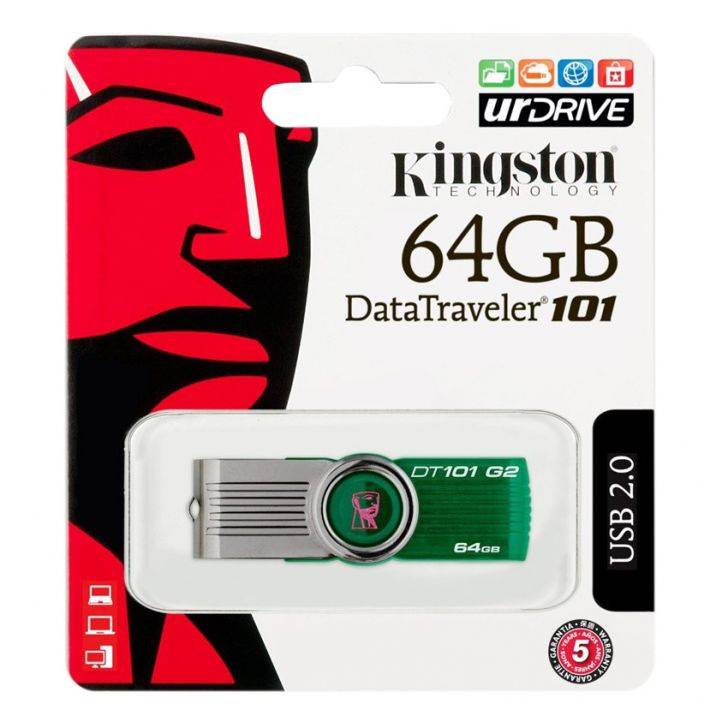 USB 64Gb KINGSTON DT101-G2 NHỰA 2.0 [BH 1 năm]