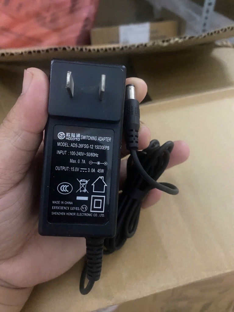 Cục sạc loa 45W 15V3A zin [BH: 1 TUẦN]