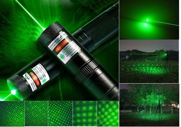Đèn pin chiếu laser 303 tia xanh loại 1 xịn [BH 1 tuần]