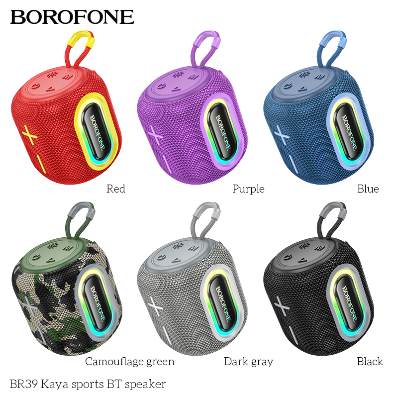 Loa bluetooth V5.3 Borofone BR39 mini Hỗ trợ Bluetooth, FM, thẻ TF, đĩa U,AUX,TWS v.v chính hãng [BH: 1 NĂM]