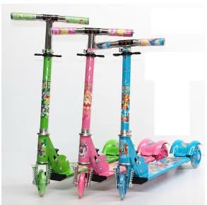 Xe Scooter, Xe Chòi Chân Cho Bé 3 Bánh Phát Sáng (trước 1 bánh)
