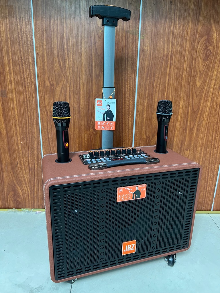 Loa kéo di động JBZ J10-9 chính hãng kèm 2 mic hát karaoke siêu hay [BH 6 Tháng]
