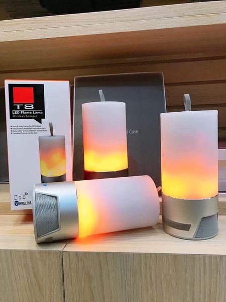 Loa bluetooth T8 (led hình ngọn lửa) [BH 3 tháng] / pktn sale