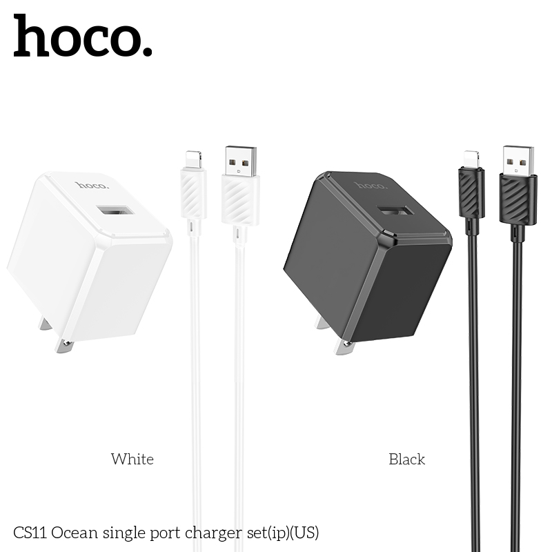 Bộ Sạc HOCO CS11 cho ip cổng Lightning 2.1A Chính Hãng [BH 1 NĂM]