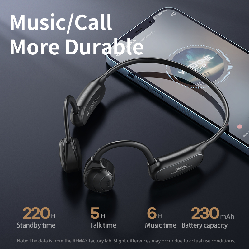 Tai nghe bluetooth Remax RB-S33 choàng cổ, thể thao chống rớt V5.0 (dẫn truyền âm thanh qua xương) chính hãng [BH: 1 NĂM]