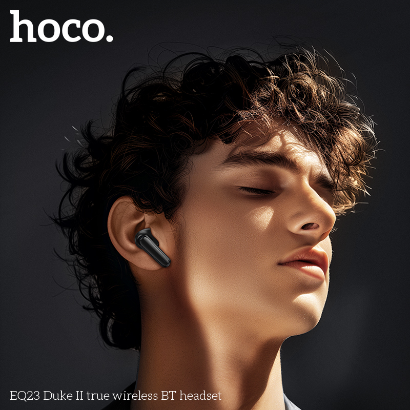 Tai nghe bluetooth HOCO EQ23 True Wireless V5.4 40mAh/400mAh kiểu dáng airpods chính hãng [BH 1 NĂM]