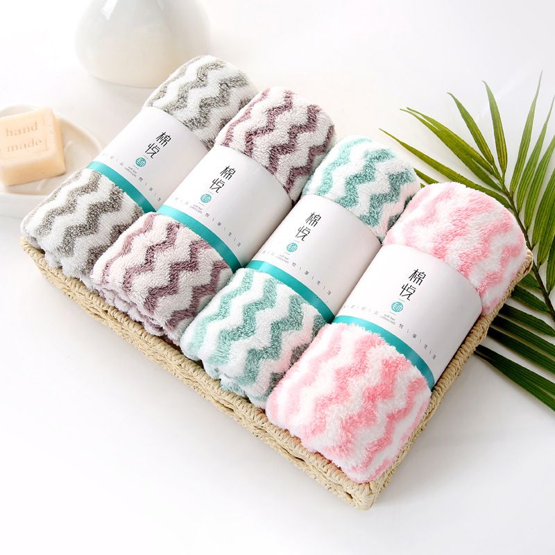 Set 10 khăn mặt Hàn Quốc sọc [BH: NONE]