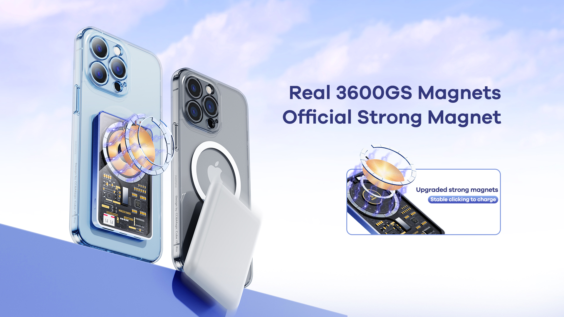 Pin sạc nhanh 22.5w KHÔNG DÂY Remax RPP-531 (hàng cũ 95% ko box) 10.000mAh PD QC3.0 sạc dự phòng chính hãng [BH 3 tháng]