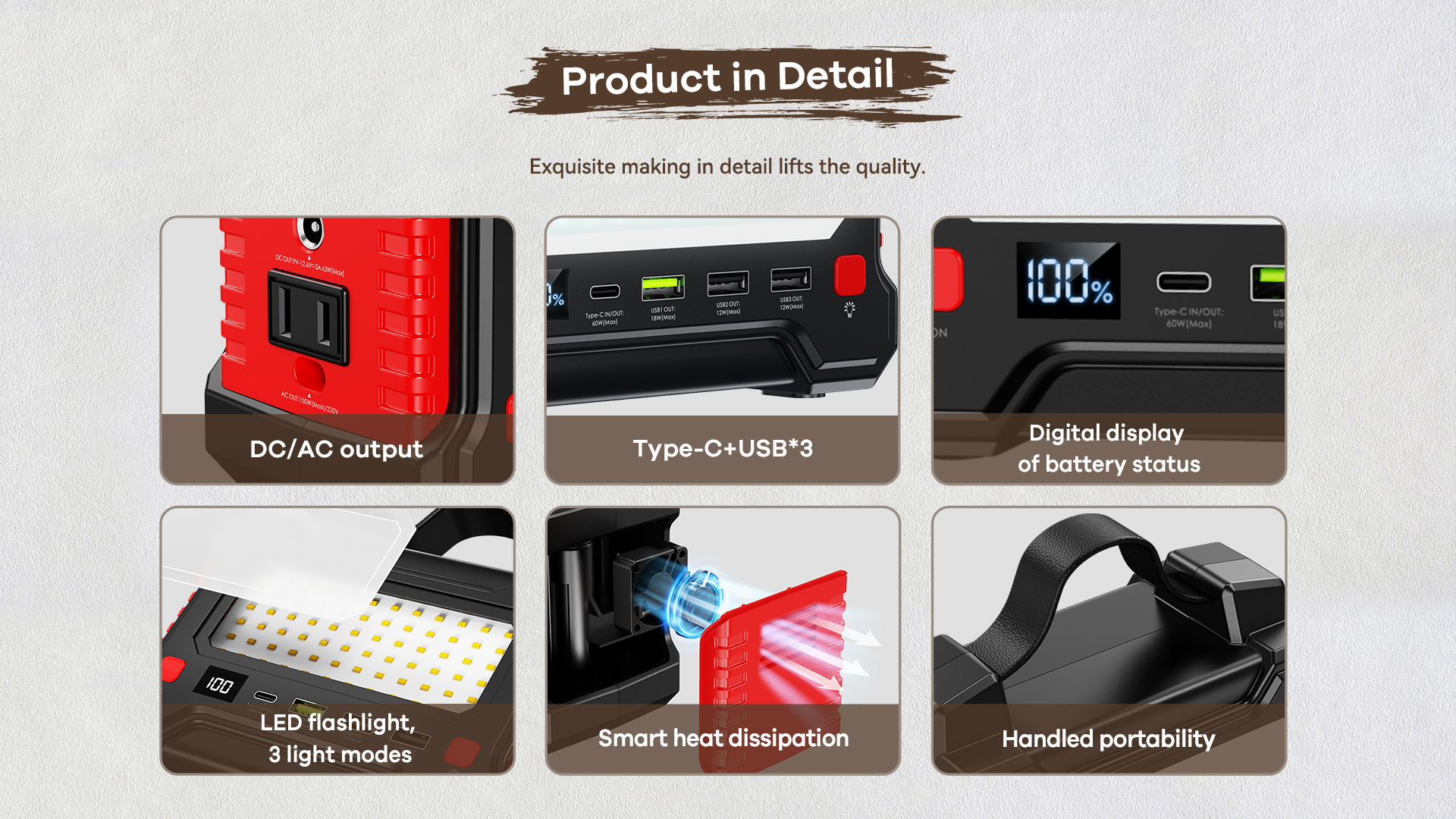 Sạc dự phòng 150w Remax RPP325 Dung lượng 36.000mah thích hợp dã ngoại, cắm trại, du lịch chính hãng [BH: 12 tháng]