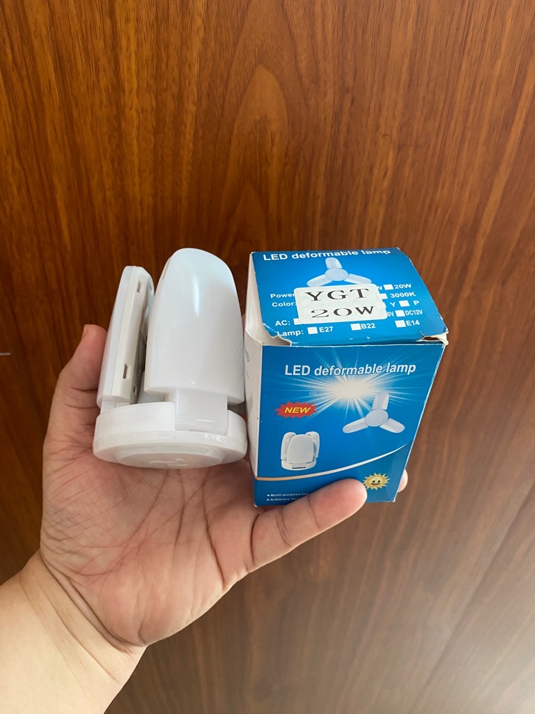 Đèn led 20W 3 cánh quạt siêu sáng [BH 1 Tuần] / pktn sale