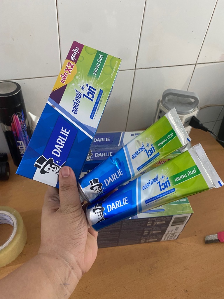 Combo 2 Tuýp Kem đánh răng DarLie 140gr x2 hàng xịn Thái Lan  [BH: NONE]