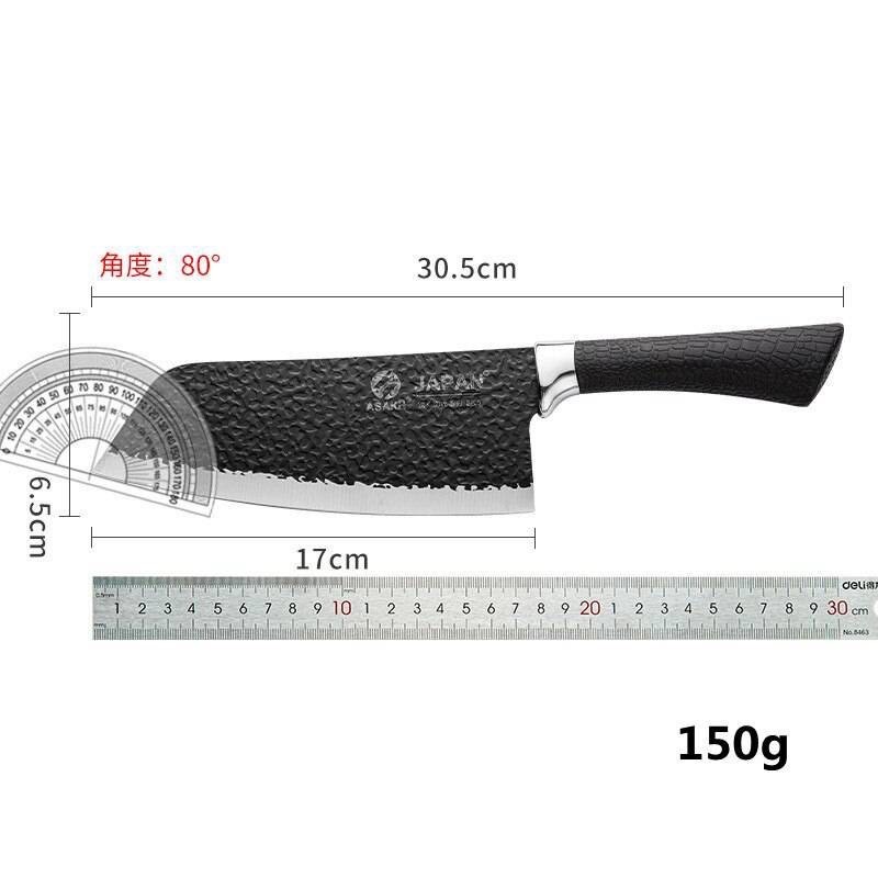 Dao Nhật làm bếp thân sần lưỡi trơn JP-05 JAPAN [BH: None]