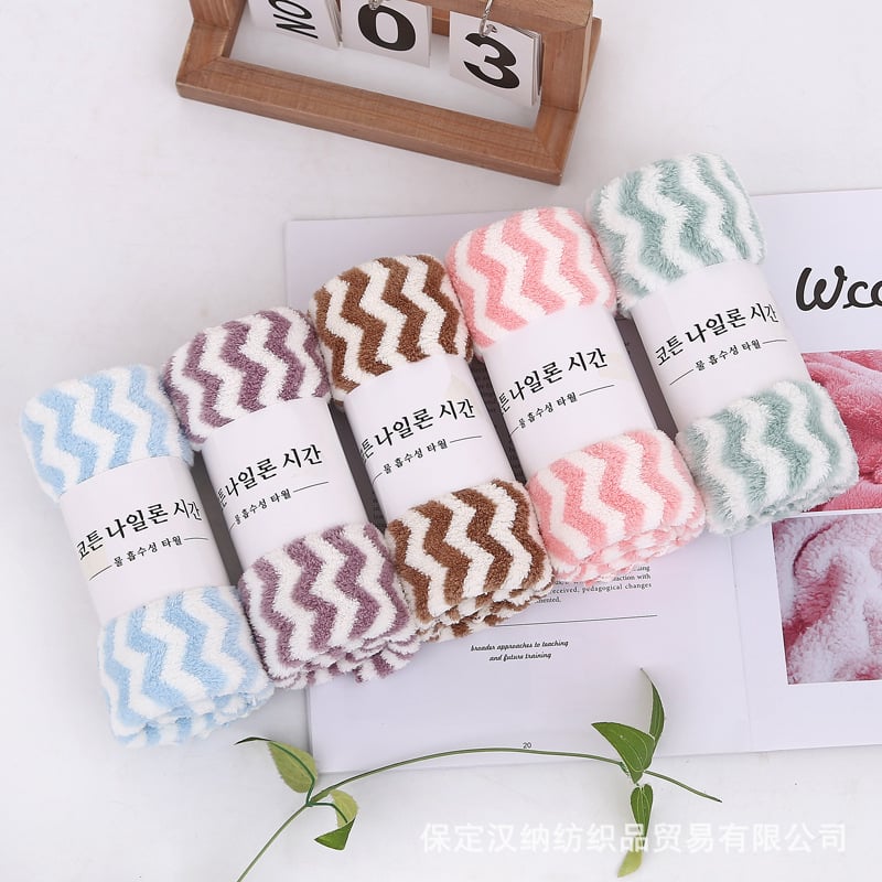 Set 10 khăn mặt Hàn Quốc sọc [BH: NONE]