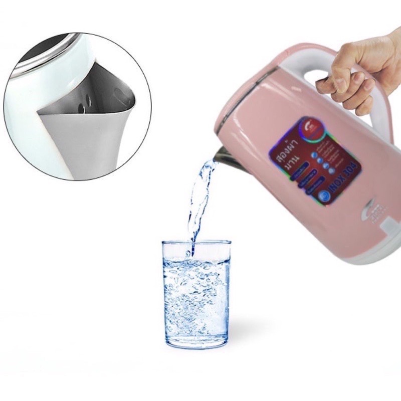 Ấm đun nước Thái Lan 2.5 lít siêu tốc [BH: 1 Tháng]