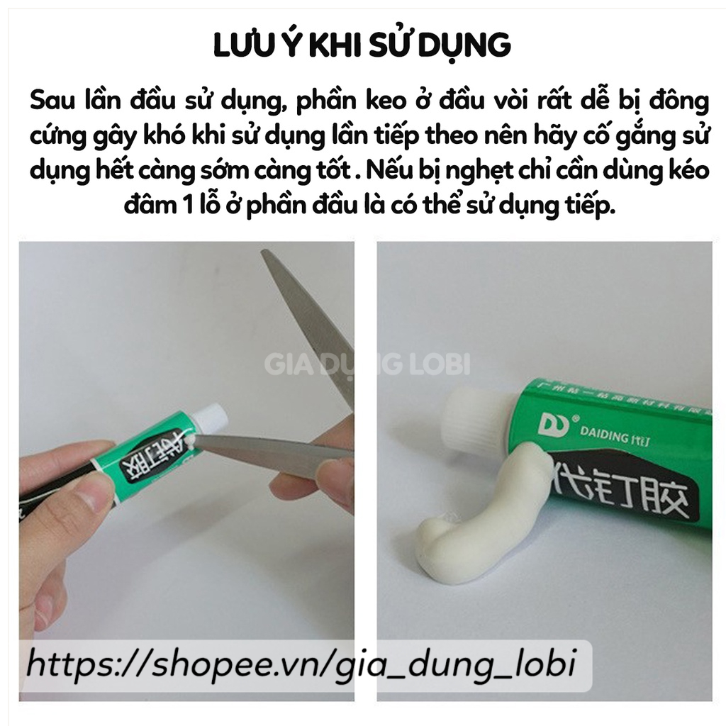 Keo dán đa năng siêu dính  0gr Nhật Bản No More Nail tuýp [BH: NONE]