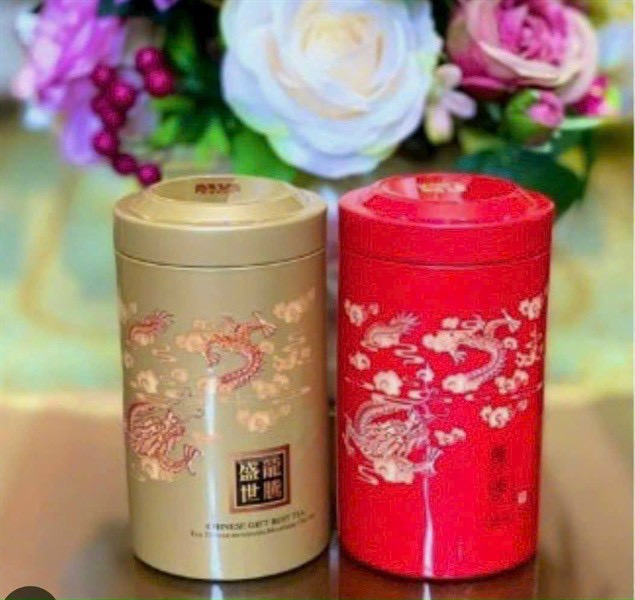 1 Hộp đựng trà bằng kim loại (ko kèm túi)