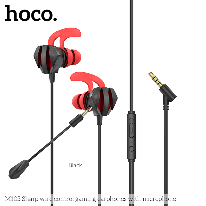Tai nghe có dây 3.5 nhét tai Gaming HOCO M105 chính hãng [BH 1 NĂM]