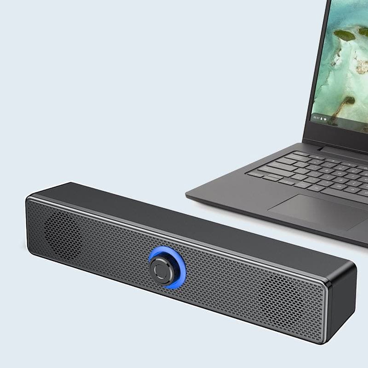 Loa bluetooth kiêm loa vi tính 2.0 Leerfei E-350T loa kiểu soundbar dài để bàn [BH 3 tháng]