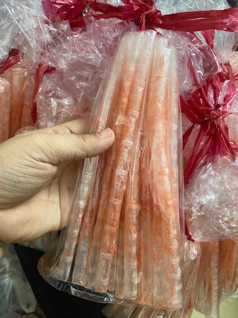 [Đặt trước 1-2 Ngày] Xâu 10 bịch bánh tráng ống muối tuổi thơ (MỖI BỊCH 13-14CÁI) [BH: NONE]