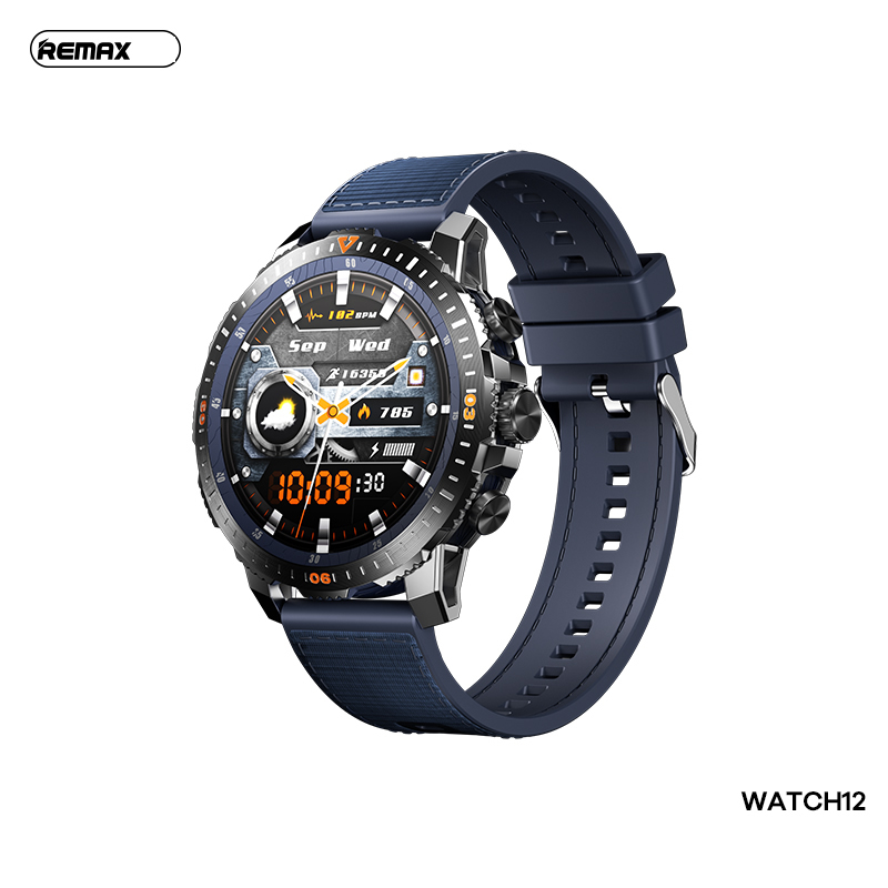 Đồng hồ thông minh REMAX Watch 12 Smart có chống nước, 1.43 inch, pin 470mAh, IP68 chính hãng [BH 1 NĂM]