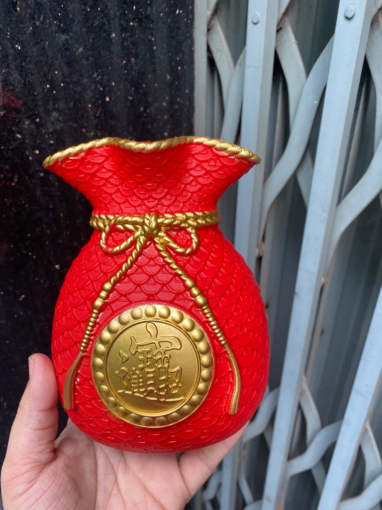 Bình hoa lúa mạch tài lộc may mắn, trang trí tết, decor [bh: none]
