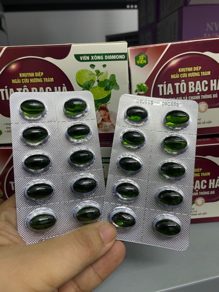 1 HỘP 2 VỈ X 10 VIÊN XÔNG TÍA TÔ BẠC BÀ KHÁNG KHUẨN, KHÁNG VIÊM, PHÒNG BỆNH VÀ COVID [BH: NONE] / pktn sale
