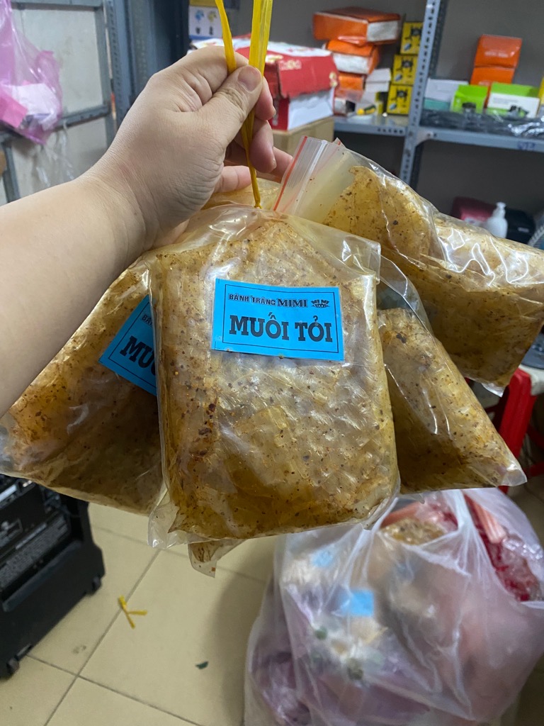 [Đặt trước 1-2 Ngày]1 bịch Bánh tráng muối tỏi MM- SIÊU CAY SIÊU NGON [BH: NONE]