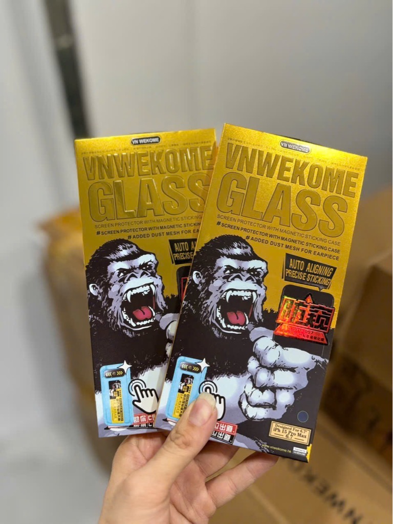 Cường lực Chống nhìn trộm TỰ DÁN 180 độ VNWekome cho iPhone các dòng [Khách lấy dòng nào note giúp em]