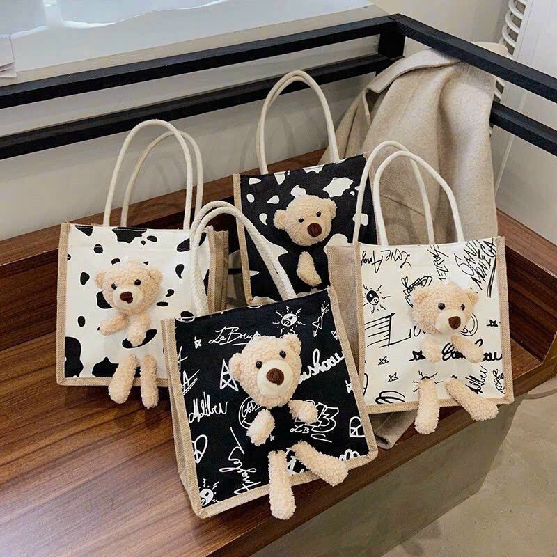 Túi cối Gấu lòi chân siêu kute