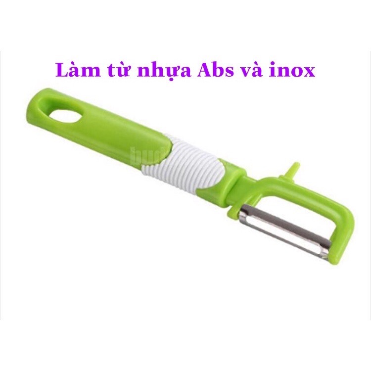 Dao bào, dụng cụ bào, gọt vỏ rau củ, trái cây có lỗ treo tiện lợi- màu xanh lá (BH: None) / pktn sale