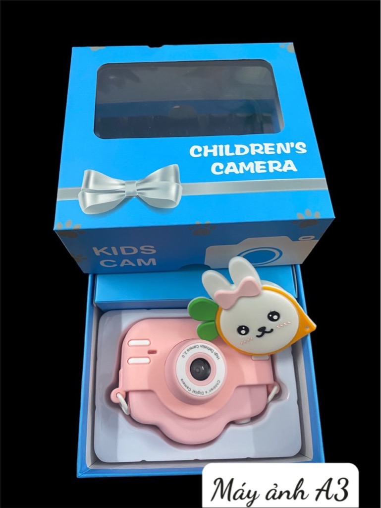 Máy ảnh mini A3 CHILDREN'S CAMERA họa tiết hoạt hình [BH: 1 THÁNG]