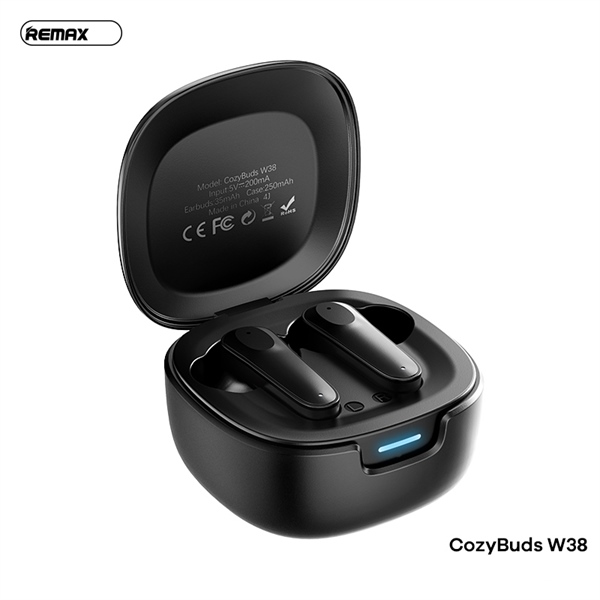 Tai nghe bluetooth REMAX Cozybuds W38 kiểu dáng airpods chính hãng [BH 1 năm]
