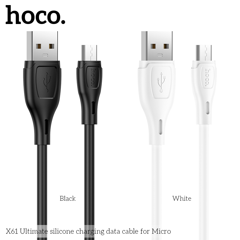 Cáp sạc nhanh 2.4A Micro HOCO X61 1M (USB ra Micro Samsung) chính hãng [BH 1 năm]
