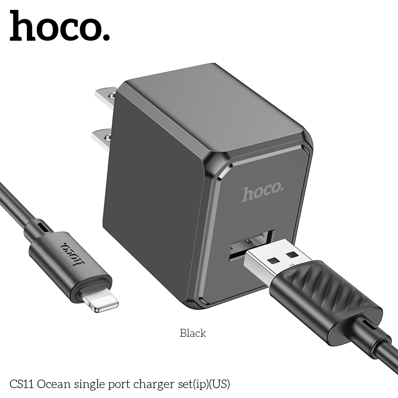Bộ Sạc HOCO CS11 cho ip cổng Lightning 2.1A Chính Hãng [BH 1 NĂM]