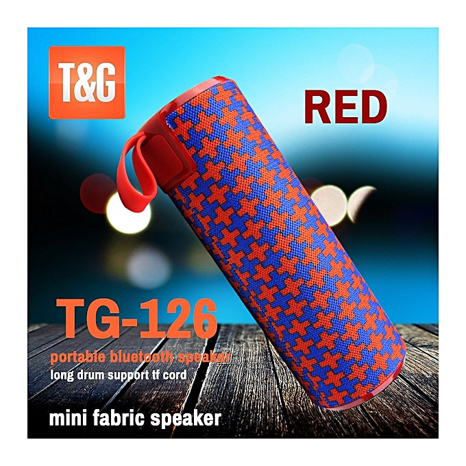 Loa bluetooth T&G TG-126 mẫu loa dài cầm tay có móc treo siêu tiện lợi [BH 1 năm]