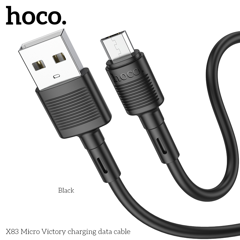 Cáp sạc nhanh HOCO X83 1m Micro 2.4A Chính Hãng [BH 1 NĂM]