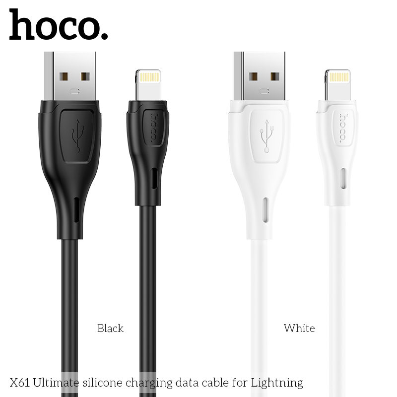 Cáp sạc nhanh 2.4A lightning HOCO X61 (USB ra iPhone) chính hãng [BH 1 năm]