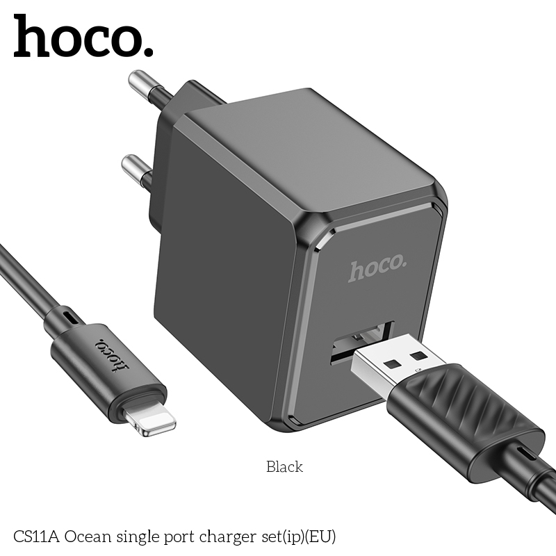 Bộ Sạc HOCO CS11A Ocean cho IP cổng Lightning Chính Hãng [BH 1 NĂM]