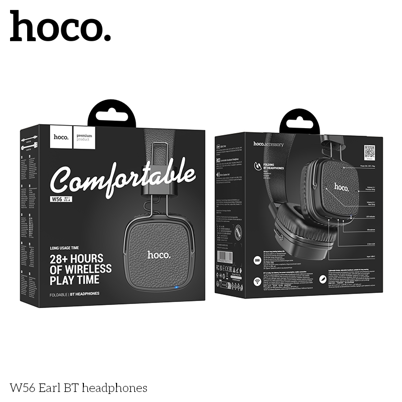 Tai nghe bluetooth chụp tai HOCO W56 headphone chính hãng [BH 1 năm]